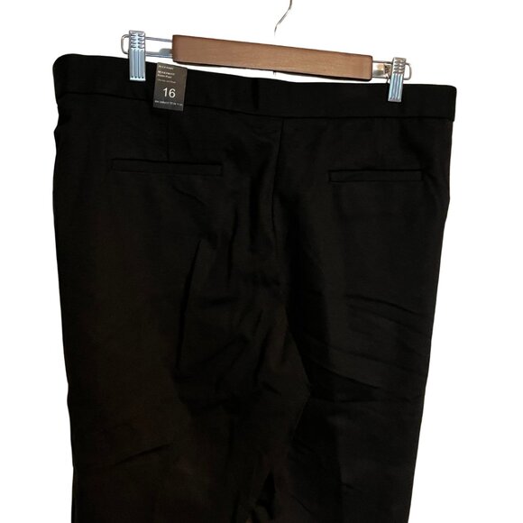 Amanda + Chelsea Alex Pant Size 16 Modern Fit Ankle Pants Black Comfort Waist NW - Picture 4 of 9